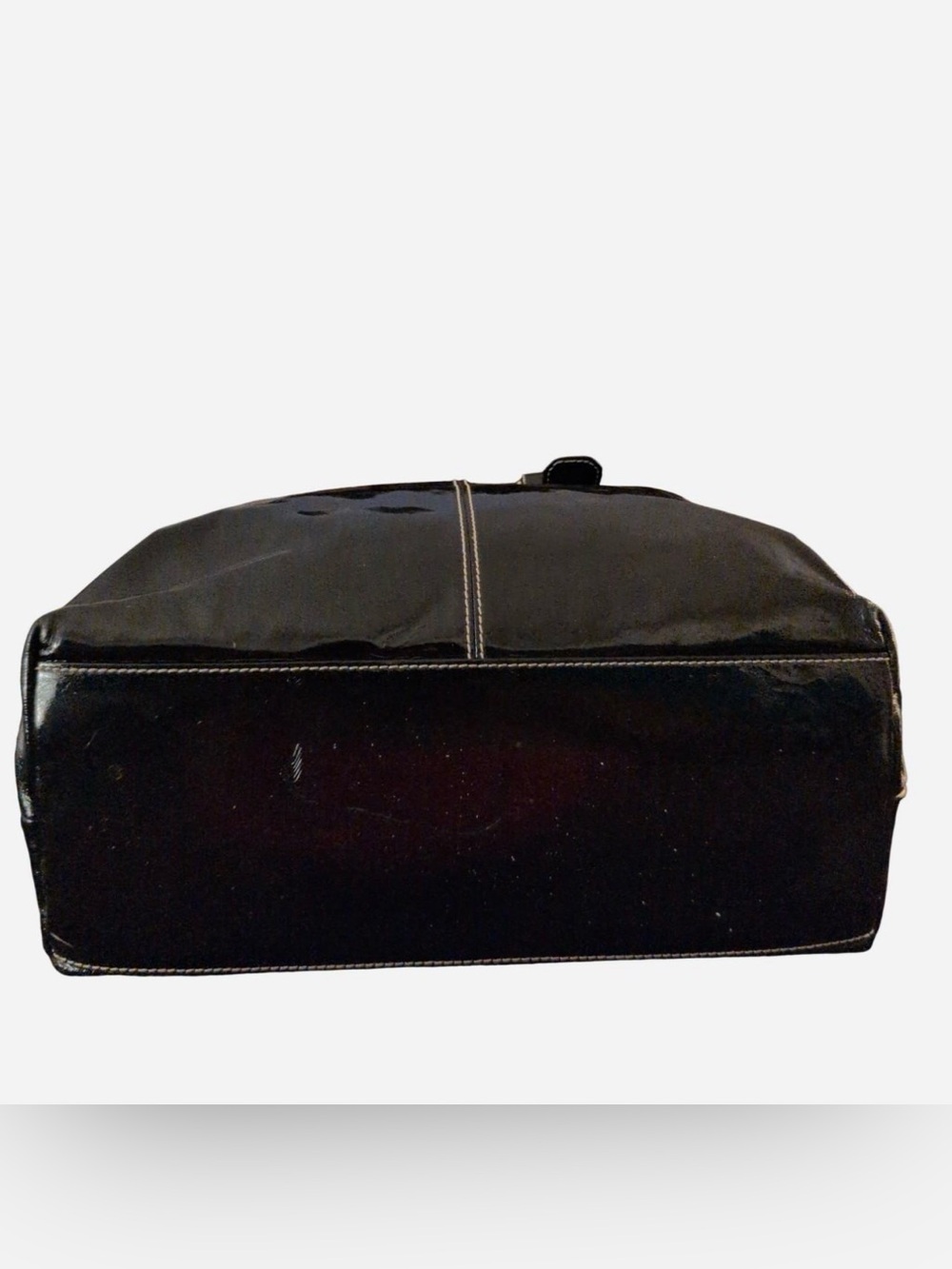 Dooney & Bourke Black Patent Shoulder Bag - Picture 4 of 8